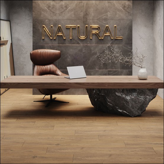 Интерьер с EPL191 Дуб Мелба коричневый