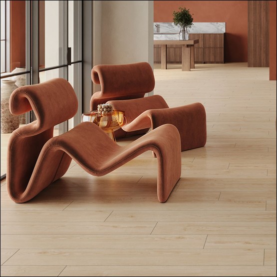 Интерьер с EPL256 Клен Киото песочный