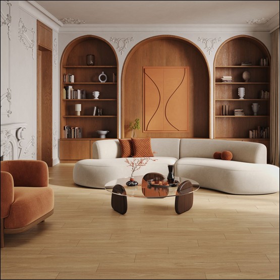 Интерьер с EPL268 Дуб Вельвет песочный