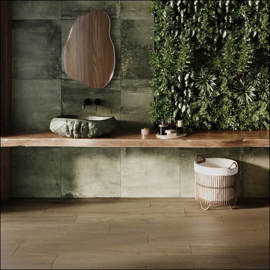 Интерьер с EPL272 Дуб Монте медовый