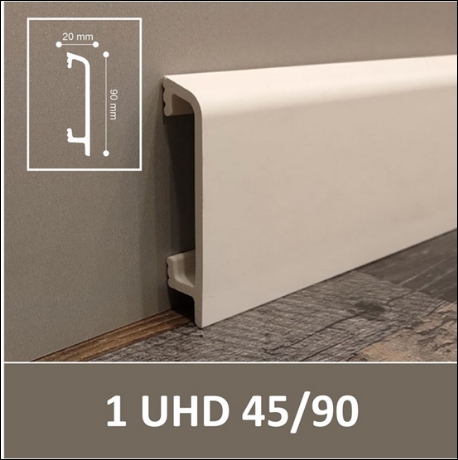 Плинтус 1 UHD 45/90 Белый